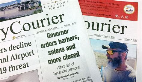 Check back with the Daily Courier and dCourier. . Prescott daily courier
